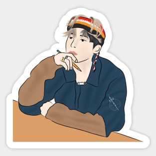 Yunho of Ateez From Crazy Form Sticker